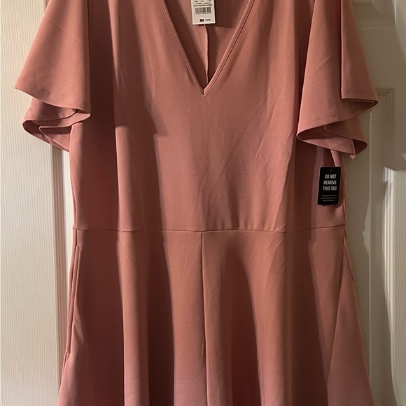 Ashley Stewart Blush Pink Mini Dress - Picture 1 of 1